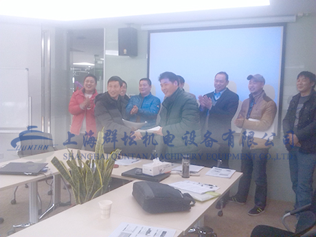 上海群坛中央空调安装队签约